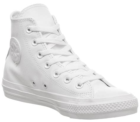 converse all white sneakers|converse high top sneakers white.